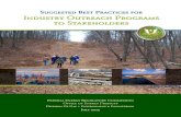 Suggested Best Practices for Industry Outreach Programs to ......The Suggested Best Practices for Industry Outreach Programs to Stakeholders is a staff product and does not necessarily