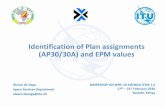 Identification of Plan assignments (AP30/30A) and EPM valuesIdentification of Plan assignments (AP30/30A) and EPM values Álvaro de Vega Space Services Department alvaro.devega@itu.int