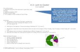 rcadcschools.org - A Year of Faith From Lent... · Web viewA 3: Lent to Easter In a nutshell! There are three areas of content in this resource: Lent; Matthew’s account of Palm