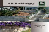 Introducing the irst Eco-Friendly mortarless concrete retaining … · 2020. 8. 12. · Introducing the irst Eco-Friendly mortarless concrete retaining wall system - AB Fieldstone