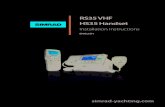 RS35 VHF HS35 Handset - Boatdeck CRM · or operated in conjunction with any other antenna or transmitter. FCC Statement Note: This equipment has been tested and found to comply with