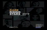 RARE RISING STARS 2019 · 2020. 9. 11. · RARE RISING STARS 2019 1 Contents Foreword 3 The Stars Whitney Goold-Walters 7 Olamide Odanye 8 Zeynab Aliyu 9 Tony Okafor 10 Olamide Duyile