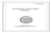 UNIVERSAL JOINT TASK MANUAL · CHAIRMAN OF THE JOINT CHIEFS OF STAFF MANUAL J-7 CJCSM 3500.04F DISTRIBUTION: A, B, C, JS-LAN 1 June 2011 UNIVERSAL JOINT TASK MANUAL References: See