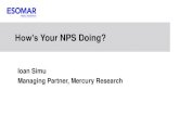 How’s Your NPS Doing?...•Most companies measure NPS •A part bonus employees on NPS •And some other things happen… Q & AQ&A Q & A I have some questions for YOU Who thinks