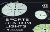 SPORTS STADIUM LIGHTS - CSC-LED · 2020. 6. 1. · for 400W and 500W SP01-SF-LG for 600W, 750W, 1000W and 1200W