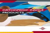 ORTHOPEDIC INSOLE PRODUCTS - SPANNRIT · 2016. 2. 22. · INDEX OF PRODUCTS Foam Blanks 36 – 37 Plastic Blanks 38 – 40 Insoles with Your Impression® 40 Moulding of MEMOPUR®