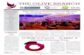 THe OlIve BrancH - Best Delegate Model United Nations...Feb 02, 2014  · Established in 2011 by a ded - icated group of pioneers, the conference invites a variety of bright students