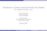 Introduction to General and Generalized Linear Modelshmad/GLM/Slides_2012/week02/lect02.pdf · 2012. 2. 6. · Introduction to General and Generalized Linear Models The Likelihood