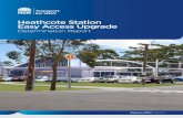 Heathcote Station Easy Access Upgrade Determination Report€¦ · just rail customers, as paid access would remain at the ground-level platform entrances. Commuter car parking The