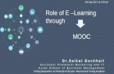 Role of E –Learning through MOOC - Tuning Academytuningacademy.org/wp-content/uploads/2017/07/DITA-Presentation_Gochait.pdf · Overview Indian Education Ecosystem E-Learning Drivers