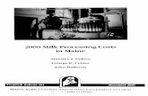 2000 Milk Processing Costs in Mainelibrary.umaine.edu/MaineAES/TechnicalBulletin/tb181.pdfMAFES Technical Bulletin 181 INTRODUCTION This publication is an extension of a study conducted