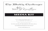 MEDIA KIT - The Weekly Challenger Newspapertheweeklychallenger.com/.../2014/04/2014-Media-Kit.pdf · 1967 - 2014 2500 Dr. Martin Luther King, Jr. Street South St. Petersburg, Florida
