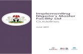 Nigeria Master Health Facility List Implementation ...€¦  · Web viewACKNOWLEDGMENTS. MEASURE Evaluation thanks its funders—the United States Agency for International Development