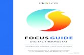 FOCUS GUIDEprolon.us/uploads/FocusGuide_T1100_REV.7.3.0.pdf · 2020. 8. 19. · FOCUS GUIDE DIGITAL THERMOSTAT Configuration Guide for Prolon Focus Software REV. 7.3.0 PL-FOC-T1100-F-EN