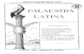 PALAESTRA LATINA - culturaclasica.com · NOVA ET VETERA. (I. González). ACADEMIAE CERVARIENSIS VlRI LlTTERATI. ... sed more apis grata carpeníis thyma per laborem plurimum opc'