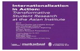 Transformative Student Research at the Asian Institute · 2019. 10. 9. · Student Research at the Asian Institute 2019 Richard Charles Lee ... Ethics, Society & Law; Literature &