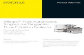 Single-Use Tangential Flow Filtration Systems...in manufacturing 2 System Concept Allegro SUTFF systems offer a combination of hardware, control systems and SU assemblies designed