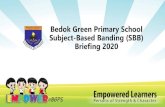 Bedok Green Primary School Subject-based Banding (SBB ... · A sample of the school’s recommendation is shown below: UPDATED (17 Jul 2020) SBB Selection Criteria ... A sample of
