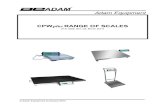 CPWplus RANGE OF SCALES - Adam Equipment USA · © Adam Equipment Company 2014 Adam Equipment CPWplus RANGE OF SCALES (P.N. 9009, Rev. D2, March 2017)