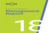 Consolidated Management Report - NOS · Total Gross Debt €1,066 M Net Financial Debt 1.8x Net Debt/EBITDA BBB-Rating S&P €1,506 MILLION €111 Consolidated Revenues MILLIONS Telco