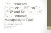 Requirements EngineeringEffortsfor+ LBNE+andEvaluation+of ...cd-docdb.fnal.gov/0043/004326/001/requirements... · Requirements EngineeringEffortsfor+ LBNE+andEvaluation+of Requirements
