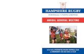 A5 AGM Report 2015 - Hampshire Rugby · 2019. 11. 23. · 3 HAMPSHIRE RUGBY FOOTBALL UNION LIMITED Annual Report Season 2014 – 2015 (written by Rick Scott) It has now been three