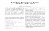 Prioritizing Technology Adoption Dynamics among SMEsTEM Journal. Volume 9, Issue 3, Pages 983-991, ISSN 2217-8309, DOI: 10.18421/TEM93-21, August 2020. TEM Journal – Volume 9 / Number