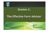 Session 1: The Effective Farm Advisor...Session 1: The Effective Farm Advisor How agricultural advisory services can improve engagement with farm women Aisling Molloy, Dr. Monica Gorman,