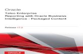 Reporting with Oracle Business Intelligence - Packaged ContentOracle Taleo Enterprise Reporting with Oracle Business Intelligence - Packaged Content Preface i Preface Preface This