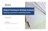 Global Printing Writing Outlook - Fastmarkets RISI · compared to global GDP growth of 3.4% per year in 2011-2015. • Global GDP is expected to expand at a pace of 3% in 2016-2017