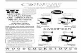 New 1705 - Oval & Sweetheart - Guaranteed Parts · 2019. 10. 30. · Your Heartland Cookstove is a time proven design of North American heritage. Our cookstoves were first made in