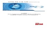 TS 118 123 - V2.0.0 - oneM2M; Home Appliances Information ... · This Technical Specification (TS) has been produced by ETSI Partnership Project oneM2M (oneM2M). ETSI oneM2M TS-0023