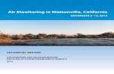 Air Monitoring in Watsonville, California - Pesticide Action Network · 2015. 11. 19. · nians right to know about pesticide use and exposure. ... Developmental and Reproductive