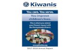 Pennsylvania Kiwanis Foundation - 2017-2018 Annual Report...3 2017-2018 Pennsylvania Kiwanis Foundation Annual Report Highlights of Our 2017-2018 Impact Over 239,000 total Early Learning