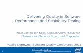 Delivering Quality in Software Performance and Scalability ... · • 2-JVM setup spends less time doing garbage collection System Counters 1-JVM 2-JVM Performance Metric (Normalized