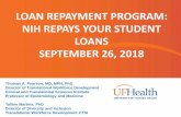 LOAN REPAYMENT PROGRAM: NIH REPAYS YOUR STUDENT …...1. Potential of the applicant to pursue a career in research a. Applicant’s training and experience. b. Appropriateness of proposed