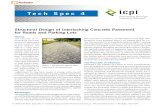 Tech Spec 4€¦ · Typical Pavement Design and Construction Flexible pavement design uses untreated aggregate, cement- or asphalt-treated aggregates or asphalt under the concrete