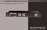 ISDN PABX System Installation Manual€¦ · The PABX is designed to be connected to ISDN base terminals (DSS 1, system or multipoint interfaces). You are allowed to connect all analogue