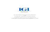 IGI GENERAL INSURANCE LIMITED AND WINDOW TAKAFUL ...€¦ · Appropriate accounting policies have been consistently applied in preparation of financial statements and accounting estimates