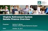 Virginia Retirement System Senate Finance Overviewsfc.virginia.gov/pdf/committee_meeting...Oct 19, 2017  · • Assumes employer match to defined contribution portion of the hybrid
