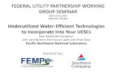 FEDERAL UTILITY PARTNERSHIP WORKING GROUP SEMINAR · • Multi-stream rotational sprinkler heads • Sprinkler automatic shut-off devices • Advanced cooling tower controls • Steam