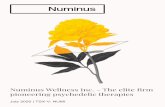 Numinus Wellness Inc. - The elite firm pioneering ... · Numinus Wellness Inc. (TSX-V:NUMI) is an operating company creating an ecosystem of health solutions to develop and support