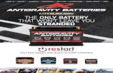 ANTIGRAVITY BATTERIES · PG1 ABOUT US PG2 RE-START PG3 AUTOMOTIVE PG5 POWERSPORTS PG7 SMALL CASE PG9 EXTREME POWER PG10 SPECIAL VOLTAGE BACK SPECS ... Our groundbreaking “RE-START”