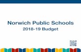 Norwich Public Schools€¦ · Description Cost NPS Education In-District $41,460,309 Regular & Special Ed, Pre K-8 $19,658,007 State Mandated Additional Costs - Special Ed, Pre K-8