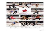 Skate Ontario 2015-2016 Annual Report · According to the constitution approved June 15, 2013, four Directors present or represented by proxy constitute a quorum. C. Wrong declared