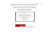 Department of Economics Working Papers - SFU.ca · March 2015 . Economics. Distributing scarce jobs and output: Experimental evidence on the e ects of rationing ... 1. 1 Introduction