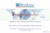 Risktec SolutionsRisktec Solutionsfiles.imeche.org/events/downloads/s1546/Andy Lidstone.pdf · risk management and assessment for businessRisktec SolutionsRisktec Solutions ALARP