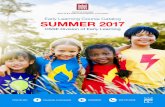 Early Learning Course Catalog SUMMER 2017...for success in college, careers, and life. Introduction to the Summer 2017 . Course Catalog ... for easy web registration) Please cancel