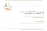 Innovation Public Procurement - Eafipeafip.eu/wp-content/uploads/2015/12/Presentation-Expert-Sara-Bedin... · Procurement Object in panel 3: mixed R&D services and supply contracts