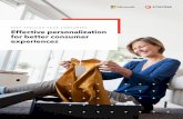 KEEP SPOILING YOUR CONSUMERS Effective personalization for ... · Ensure that your data is real-time. What a consumer needed yesterday is not what they need today. Sitecore generates